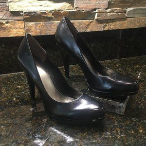 Nine West Rocha Leather Pumps Sz 7, 4-1/4" Heels